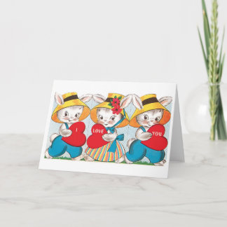 Antique Valentine Holiday Card
