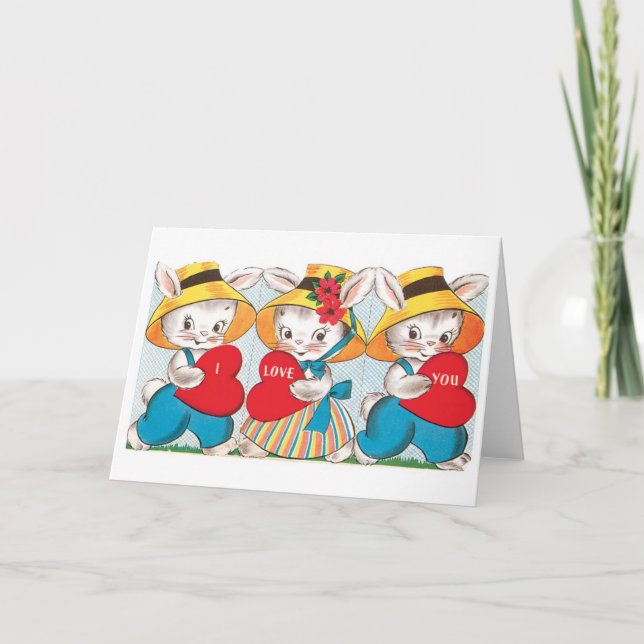 Antique Valentine Holiday Card (Front)