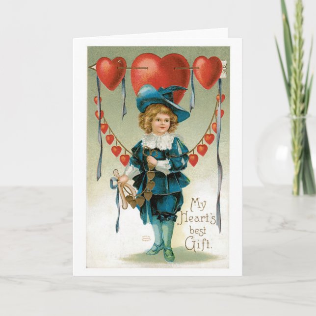 Antique Valentine Holiday Card (Front)