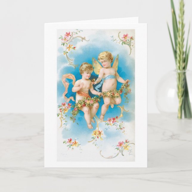 Antique Valentine Holiday Card (Front)