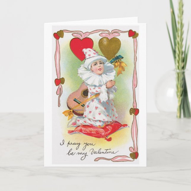 Antique Valentine Holiday Card (Front)