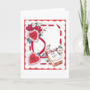 Antique Valentine Holiday Card