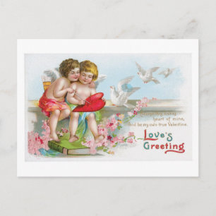 Antique Valentine Holiday Postcard