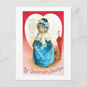 Antique Valentine Holiday Postcard