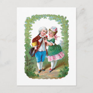 Antique Valentine Holiday Postcard