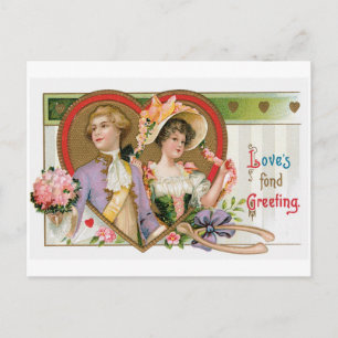 Antique Valentine Holiday Postcard