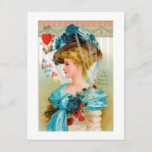 Antique Valentine Holiday Postcard