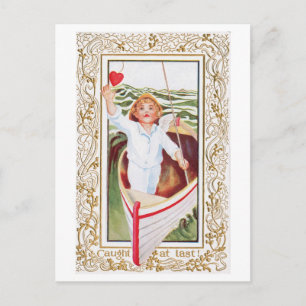 Antique Valentine Holiday Postcard