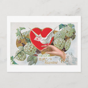 Antique Valentine Holiday Postcard