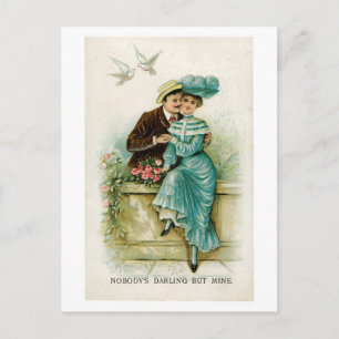 Antique Valentine Holiday Postcard