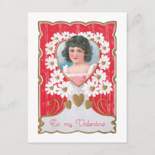 Antique Valentine Holiday Postcard