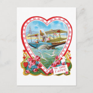 Antique Valentine Holiday Postcard
