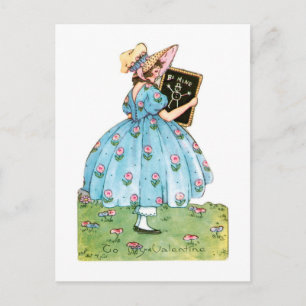 Antique Valentine Holiday Postcard