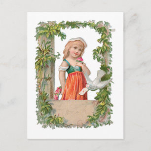 Antique Valentine Holiday Postcard