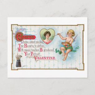 Antique Valentine Holiday Postcard