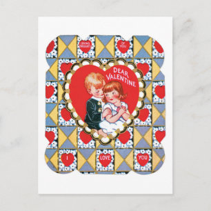 Antique Valentine Holiday Postcard