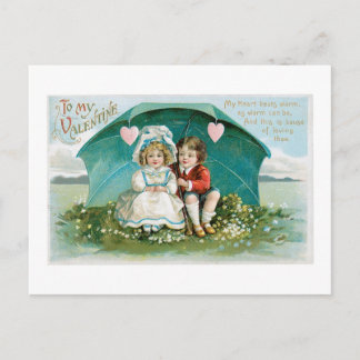 Antique Valentine Holiday Postcard