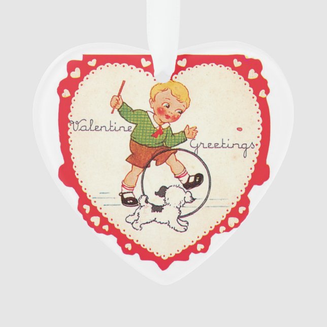 Antique Valentine Ornament (Front)