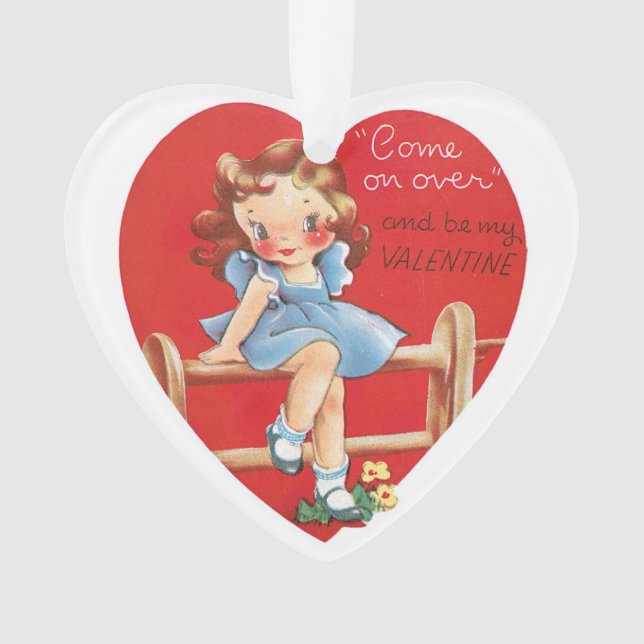 Antique Valentine Ornament (Front)