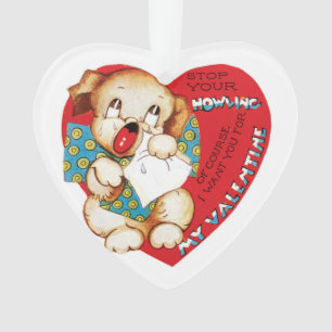 Antique Valentine Ornament