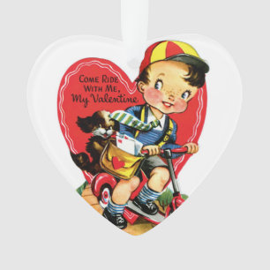 Antique Valentine Ornament