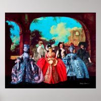 ANTIQUE VENETIAN PUPPETS, MASQUERADE MASKS