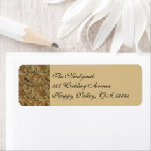 Antique Victorian Warm Autumn Leaves Wedding