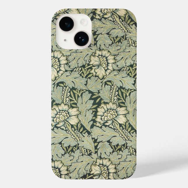 Antique Victorian William Morris Garden Flowers Case-Mate iPhone Case (Back)