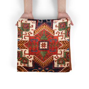 Antique Vintage Colourful Oriental Rug Bath Towel Set