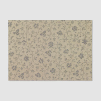 Antique Vintage Floral collage Tissue Paper