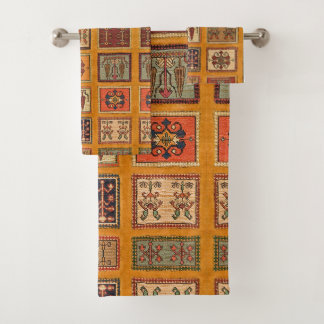 Antique Vintage Orange Terracotta Kilim turc