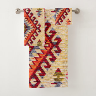 Antique Vintage Oriental Rouge Beige Kilim turc