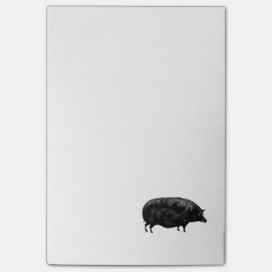 Antique Vintage Pig Post-it Notes