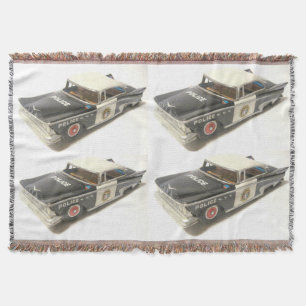 Antique voiture de police Jetez la couverture