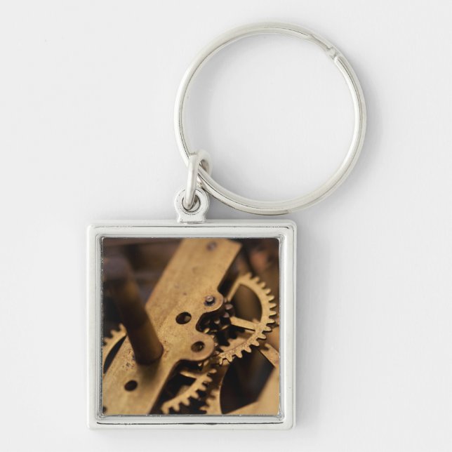 Antique Watch Internal Parts Keychain (Front)