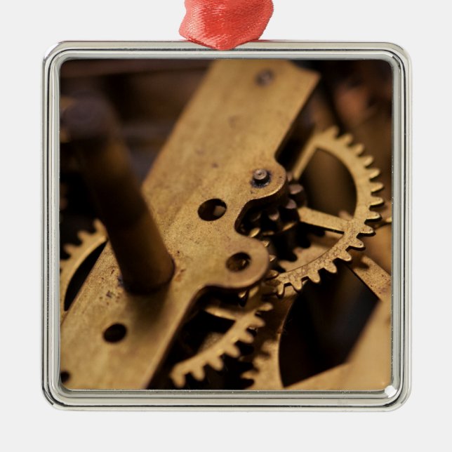 Antique Watch Internal Parts Metal Ornament (Front)