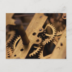 Antique Watch Internal Parts Postcard