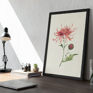 Antique Watercolor Botanical Print 