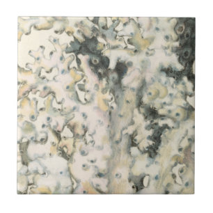 Antique Watercolor Coral Tile