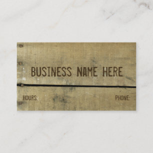 Antique Weathered Reclaimed Wood Business Card
