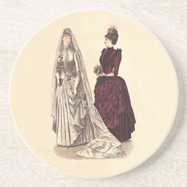 Antique Wedding Coaster (Front)