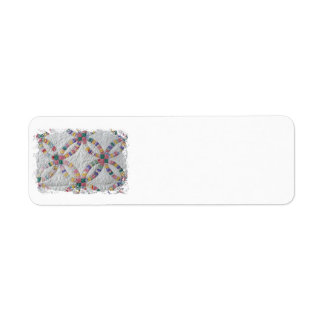 Antique Wedding Ring Quilt Art Labels