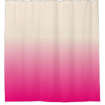Antique White and Winter Sky Pink Ombre Pattern