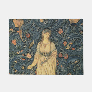 Antique William Morris Flora Doormat