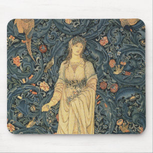 Antique William Morris Flora Mouse Pad