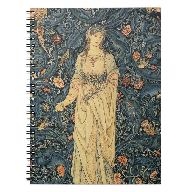 Antique William Morris Flora Notebook (Front)