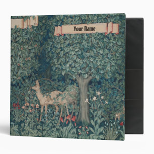 Antique William Morris Tapestry 3 Ring Binder