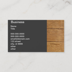 Antique Wood Floor - Fir Business Card