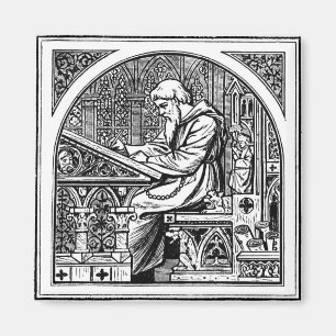 Antique woodcut magnet