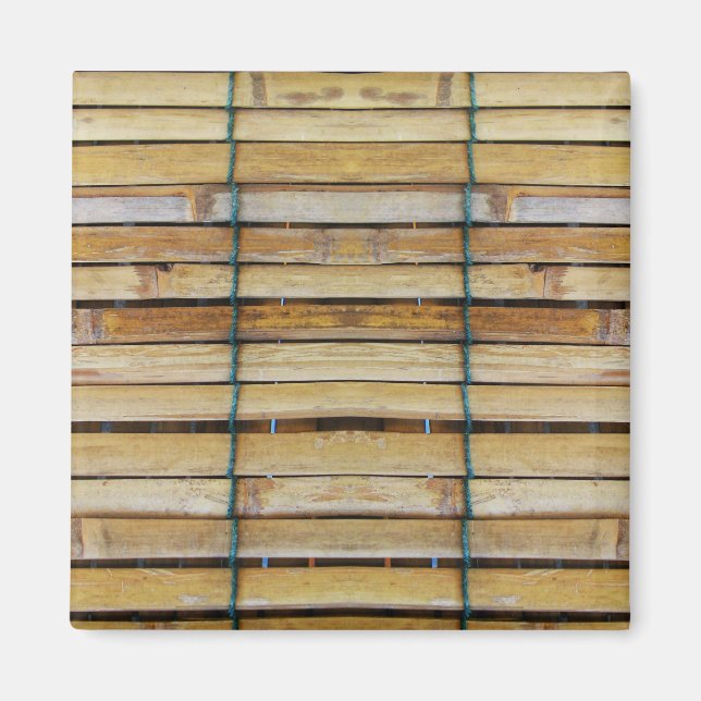 Antique Wooden Timber Wood Slats Magnet (Front)